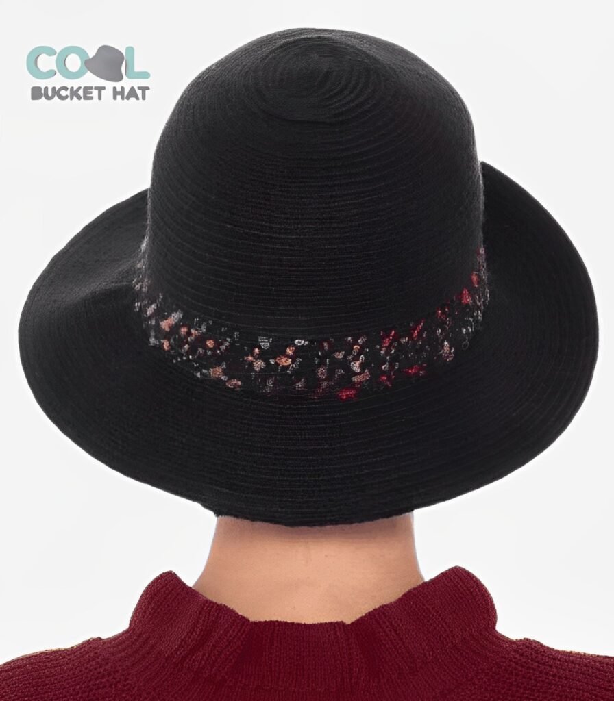 Stylish Black Winter Bucket Hat for Women